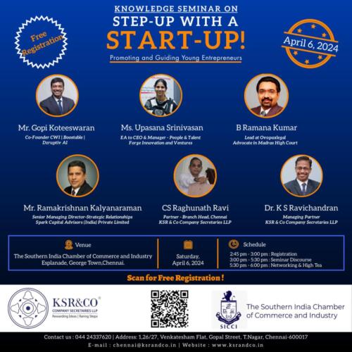 Stepup with a Startup - Chennai 